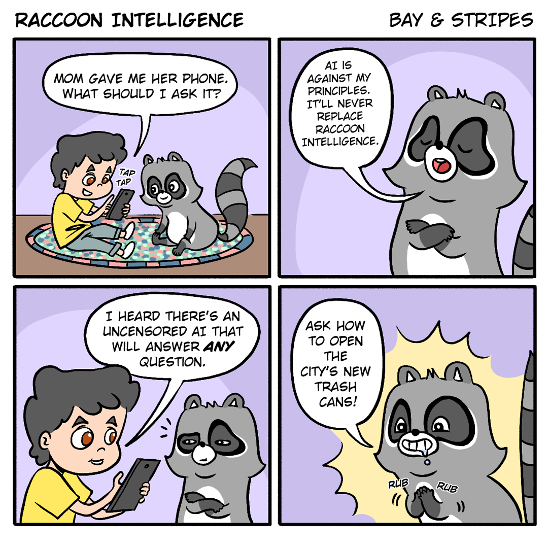 No AI is used in the making of this comic. 